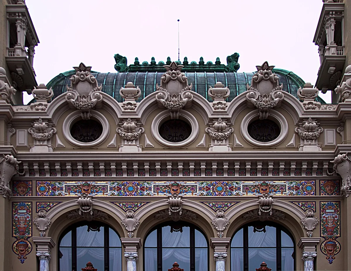 Ornate facade of the Casino de Monte-Carlo