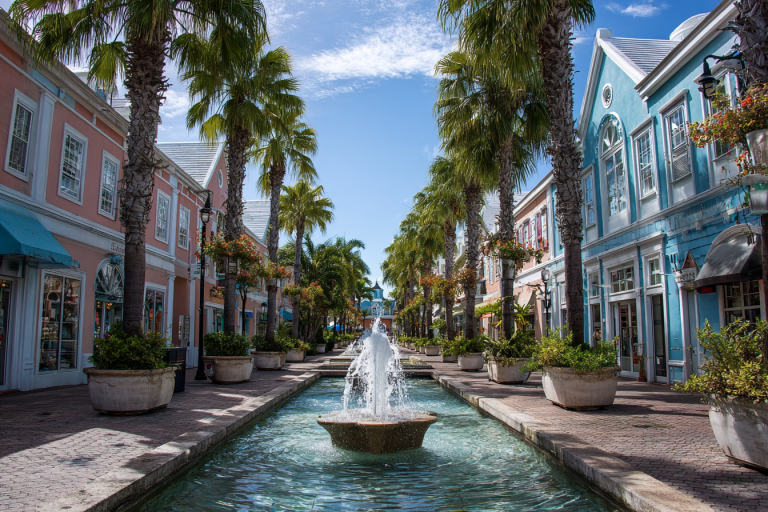 center of Nassau - Bahamas