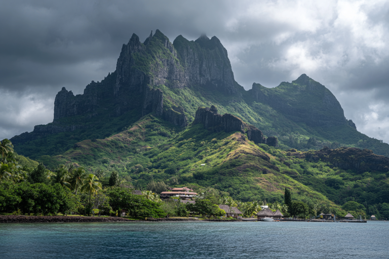 Moorea mountain Tahiti